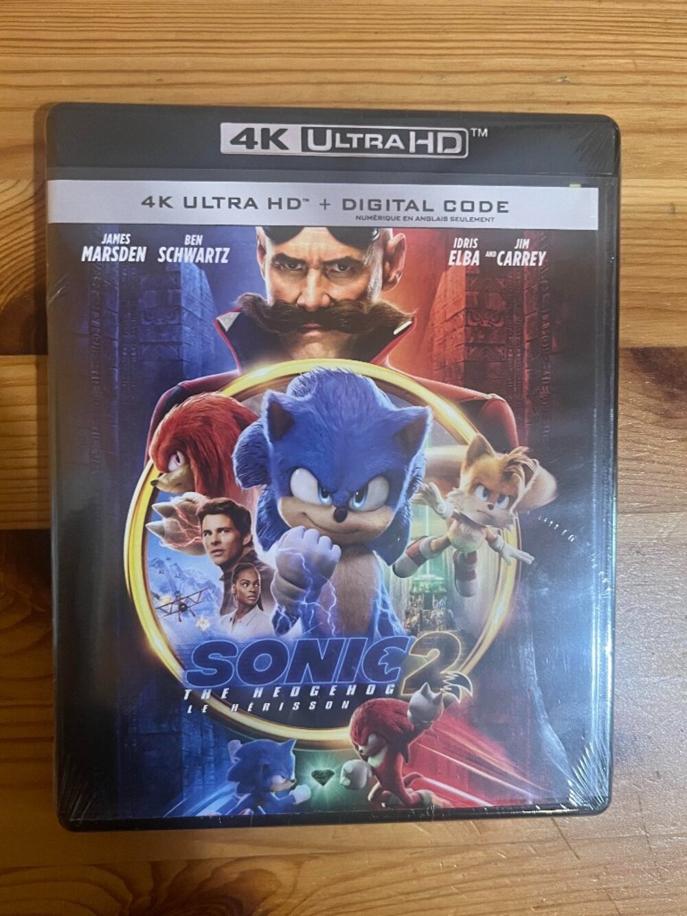 SONIC THE HEDGEHOG 2 4K UHD Brand New Sealed $20